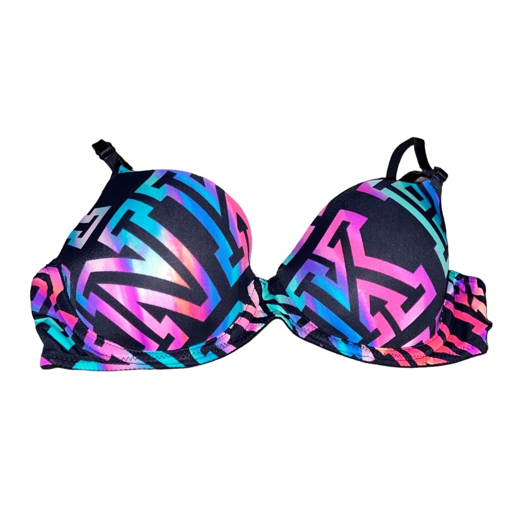 PINK by Victorias Secret Wear Everywhere Lightly Lined LOGO Bra 36A